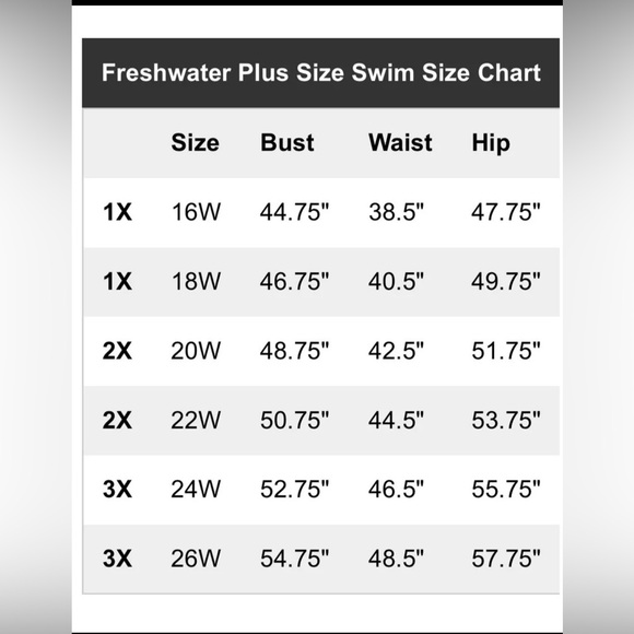 Freshwater Side-Tie Ruched Skirtini Womens Plus Sz 3X Black Swim Skirt NWT - Picture 15 of 15